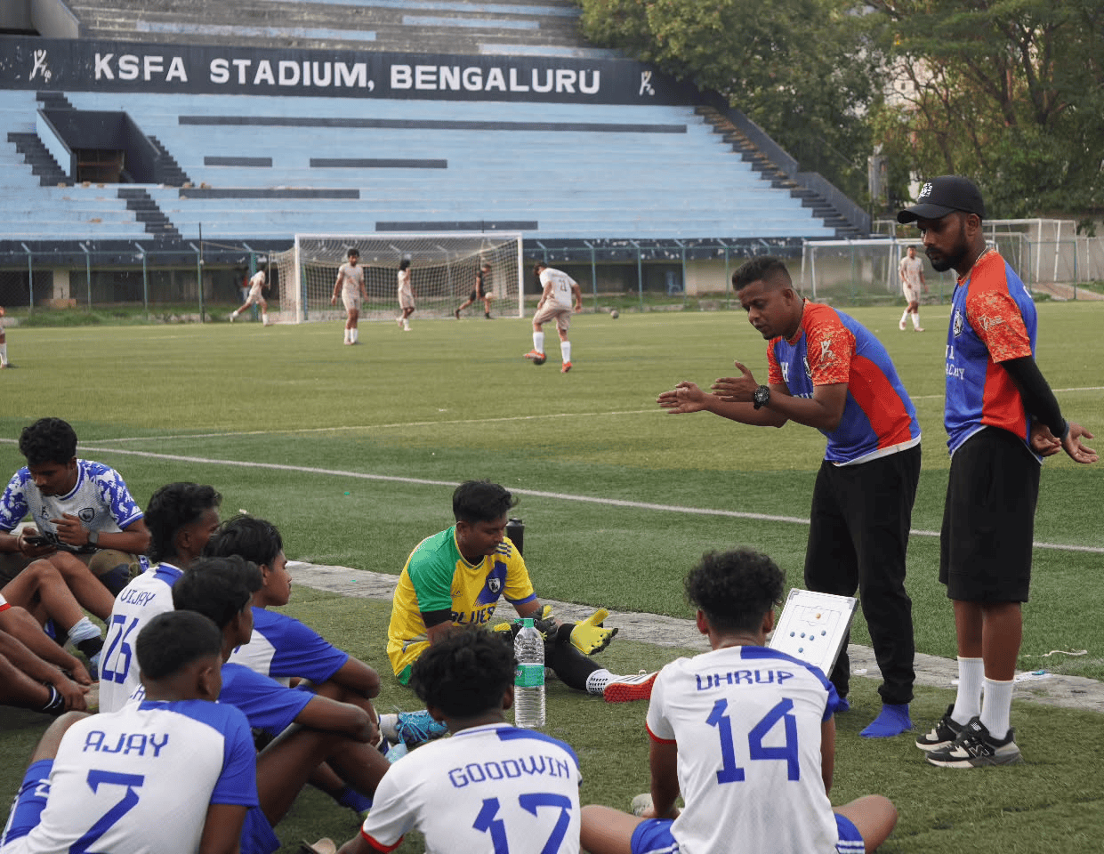 Saturday morning training session at RT Nagar